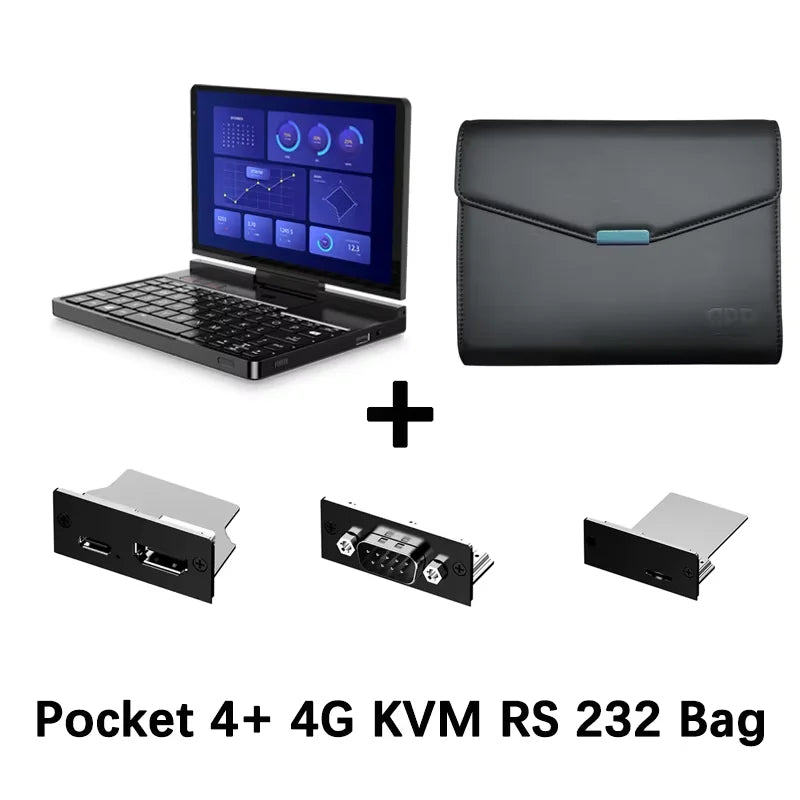 New 2025 version! GPD Pocket 4 8.8-inch AMD Ryzen AI 9 HX 370/8840U 64GB RAM 2TB NVMe Mini Laptop Computer for business