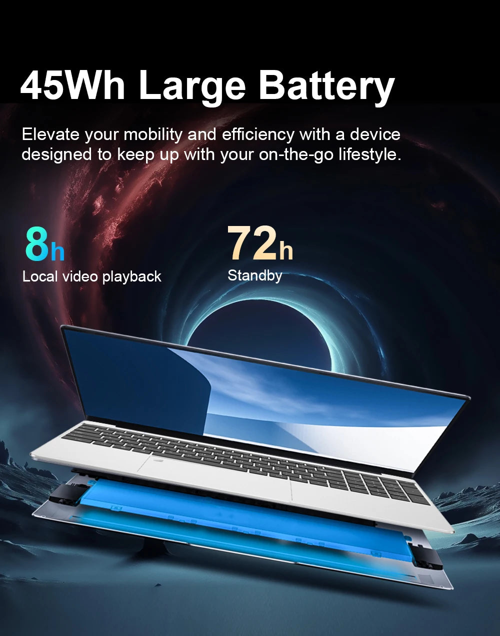Intel Notebook PC Gamer 15.6" Ultra Slim Laptop Intel Celeron N4000 16GB RAM 1TB 2TB SSD Office Study Computer PC Windows 11 Pro