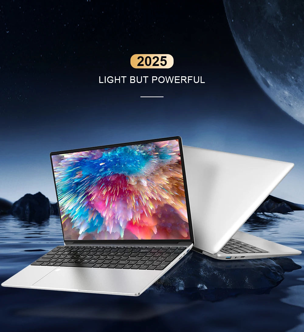 Intel Notebook PC Gamer 15.6" Ultra Slim Laptop Intel Celeron N4000 16GB RAM 1TB 2TB SSD Office Study Computer PC Windows 11 Pro