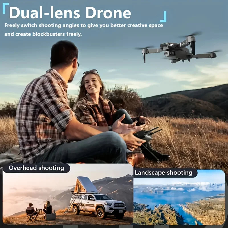 2025 E88 Professional Wide Angle RC Dron HD 4K Camera Mode Foldable Helicopter Aircraft Quadcopter Drone Kid Gift Toys