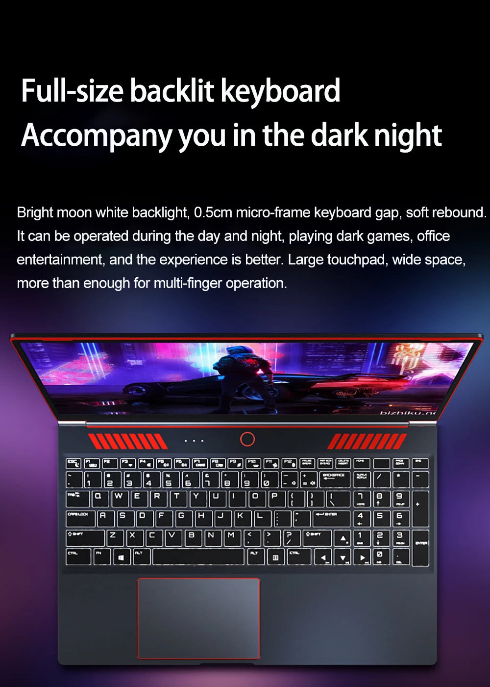 YSJMNPC Gaming Laptop Computer Intel Core i7-8750H GTX1650 4G 16.1 Inch IPS Screen RAM Max 64GB 2*DDR4 2*M.2 NVMe Windows11