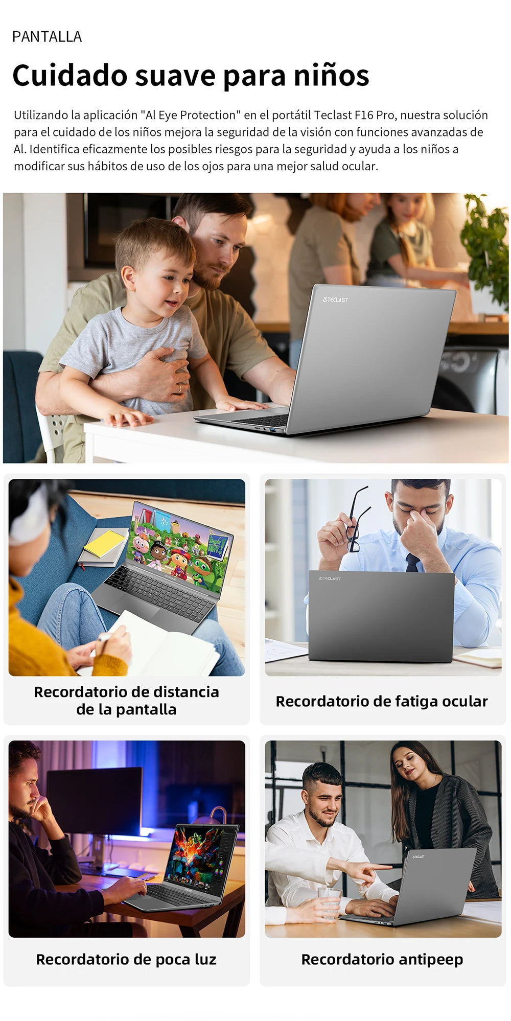 【New】Teclast F16Pro Laptop 15.6 Inch 1920X1080, 12Gb / 16Gb Ram, 256Gb / 512Gb Rom, Backlit Keyboard, for Intel N95, Mini-Hdmi