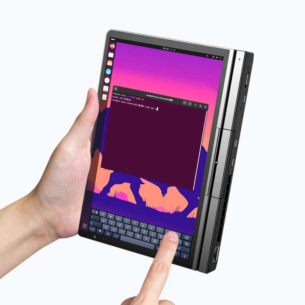 New 2025 version! GPD Pocket 4 8.8-inch AMD Ryzen AI 9 HX 370/8840U 64GB RAM 2TB NVMe Mini Laptop Computer for business