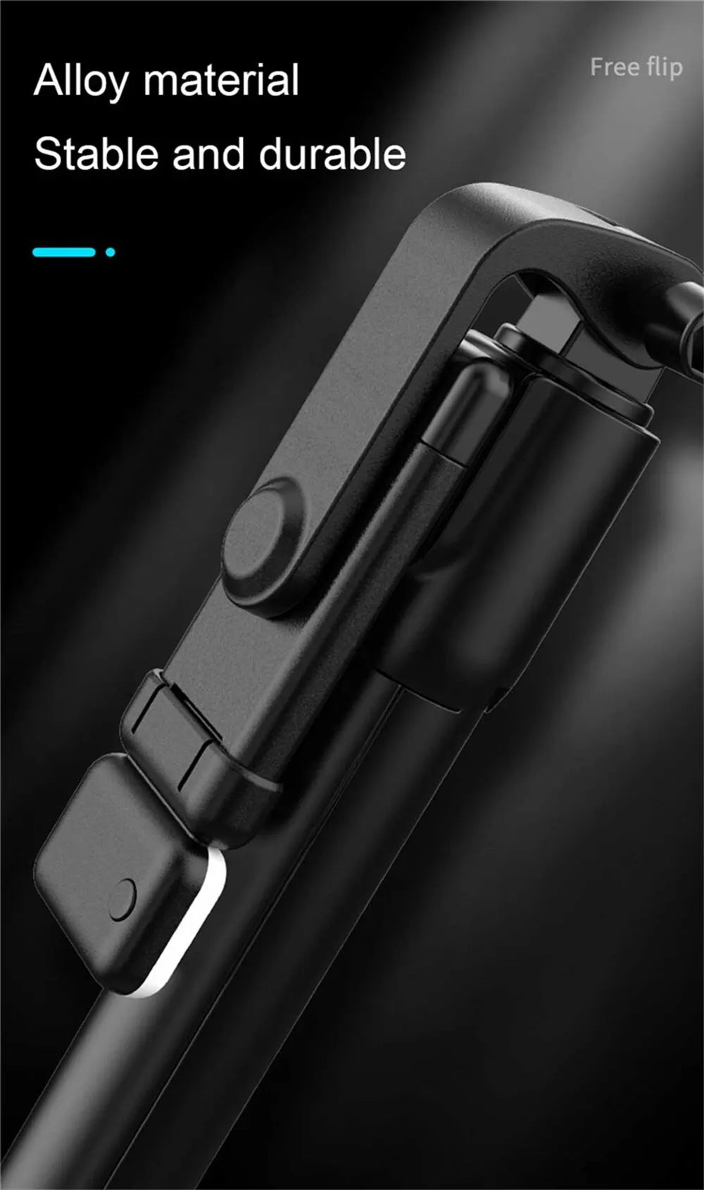 Cell Phone Selfie Stick Tripod Bluetooth Remote Wireless Selfi Stick Phone Holder Stand with Beauty Fill Light for Phone