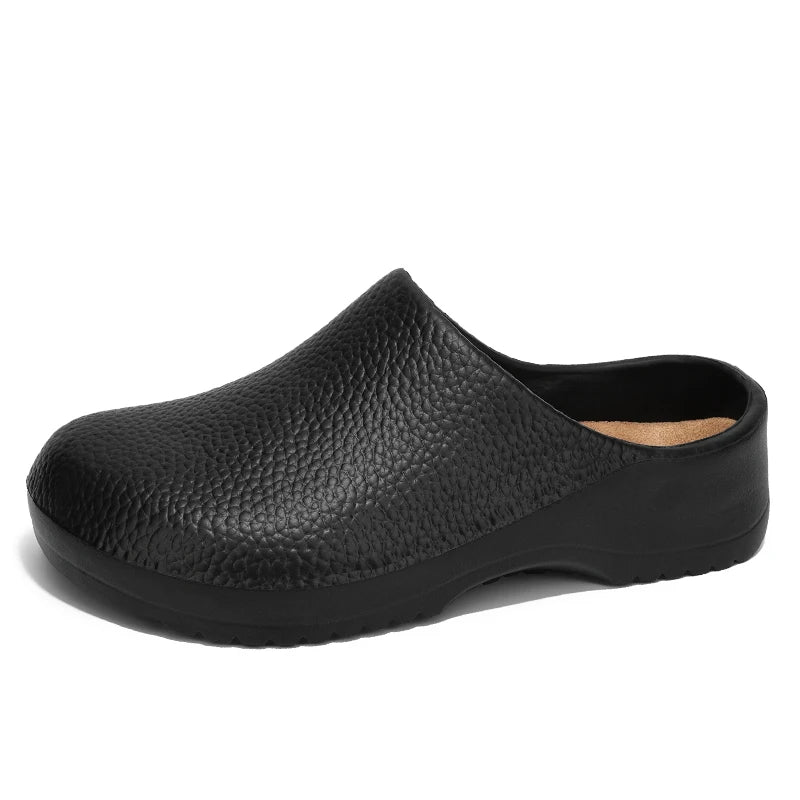 Chef shoes unisex four season fashion waterproof anti slip hotel kitchen work shoes casual comfortable soft soled walking shoes