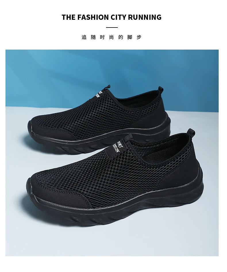 YRZL New Running Shoes for Men Breathable Sports Shoes Light Weight Fashion Summer Breathable Sneakers for Men Plus Size 39-46