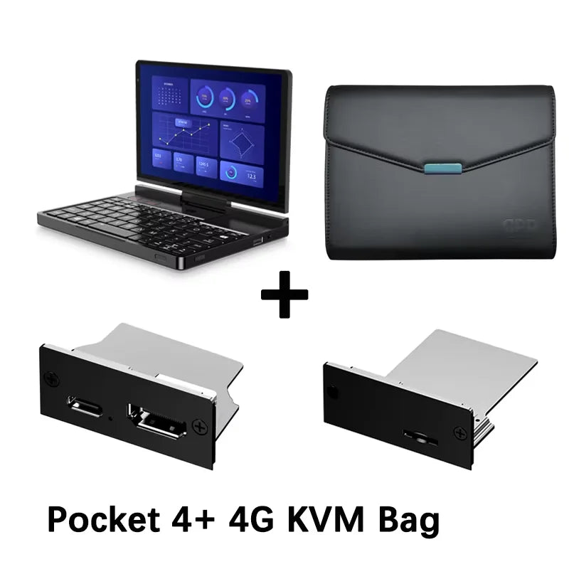 New 2025 version! GPD Pocket 4 8.8-inch AMD Ryzen AI 9 HX 370/8840U 64GB RAM 2TB NVMe Mini Laptop Computer for business