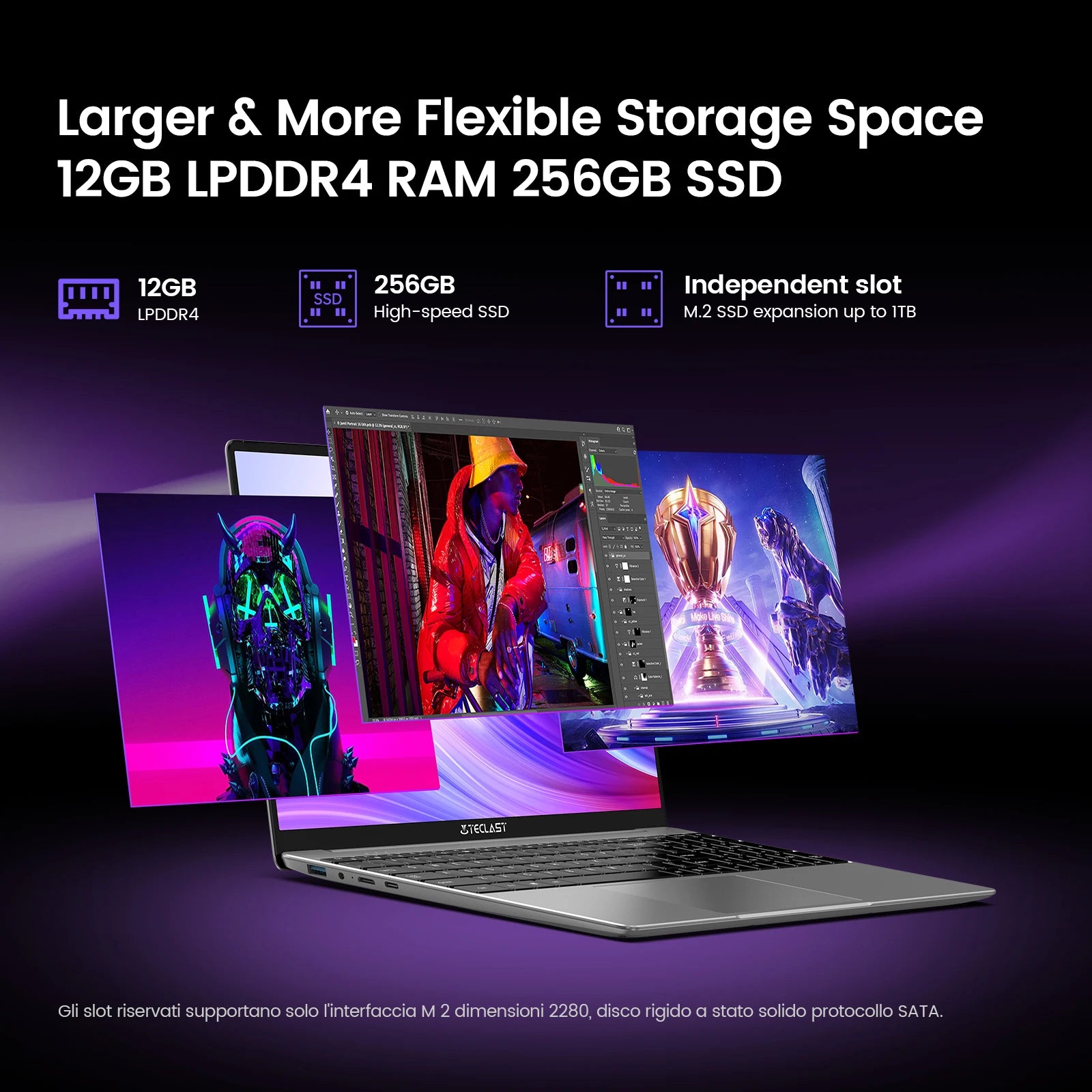 【New】Teclast F16Pro Laptop 15.6 Inch 1920X1080, 12Gb / 16Gb Ram, 256Gb / 512Gb Rom, Backlit Keyboard, for Intel N95, Mini-Hdmi