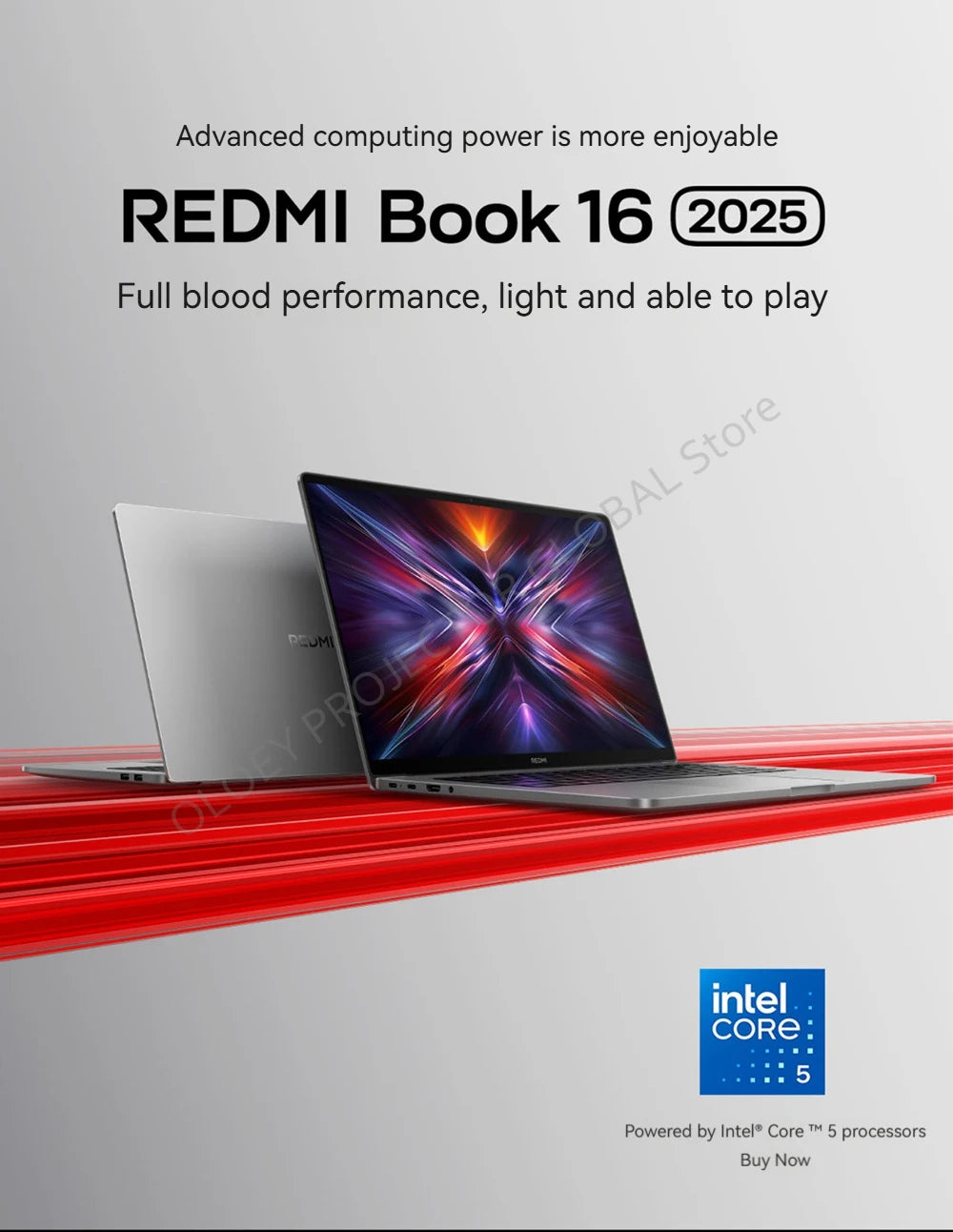 REDMI BOOK 16 2025 intel Core 5 210H Processor 16GB RAM 512G/1TB SSD 16inch FHD 60Hz Screen
