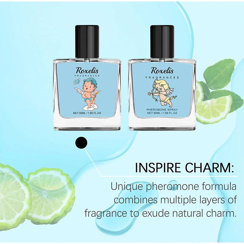 Cupid Hypnosis Cologne Perfume Pheromone Fragrance Spray of Man to Attract Women Flirting Scent Female Dating Angel Body Mist