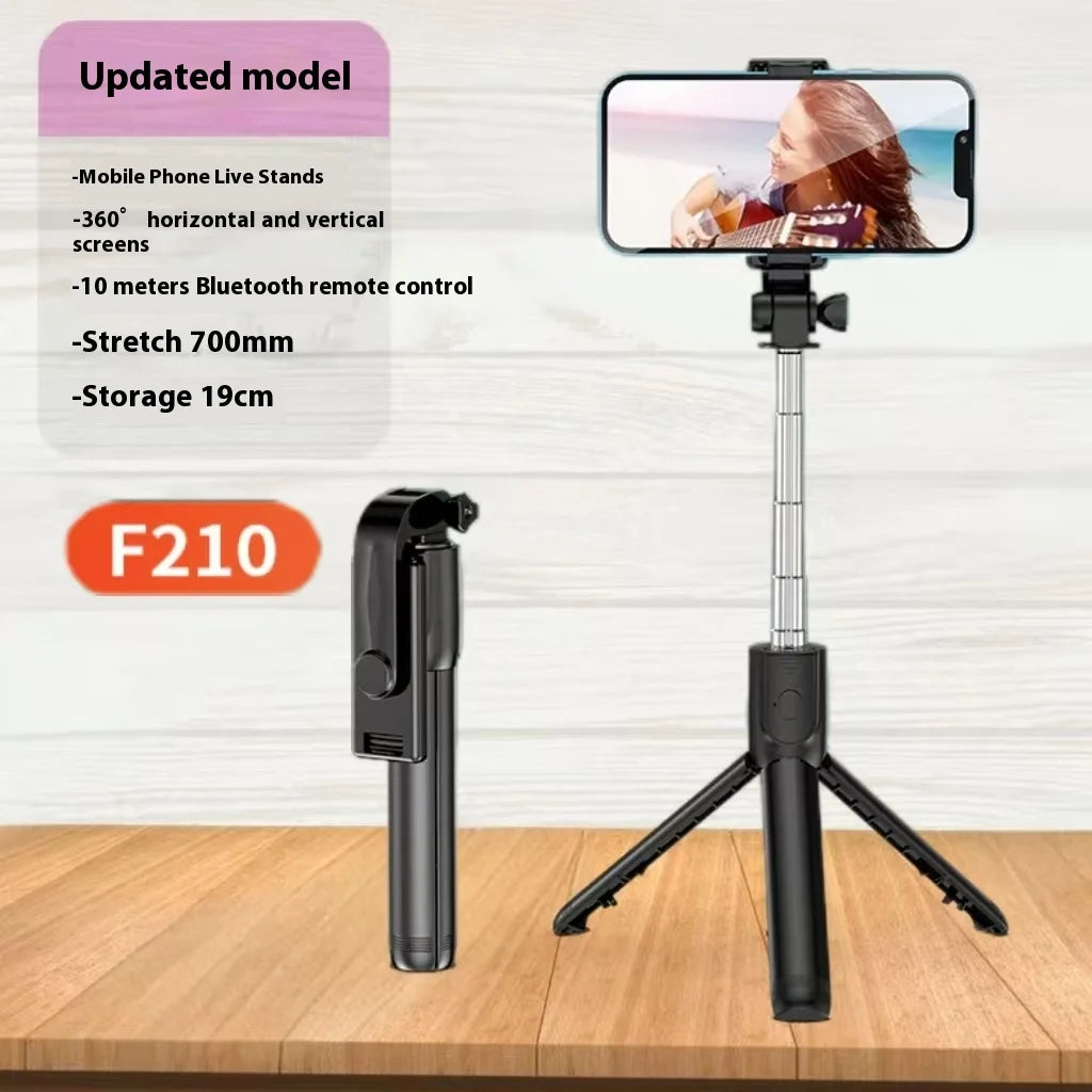 Bluetooth Cell Phone Selfie Stick Tripod Wireless Remote multifunctional Extendable Portable Phone Stand Live Streaming Video