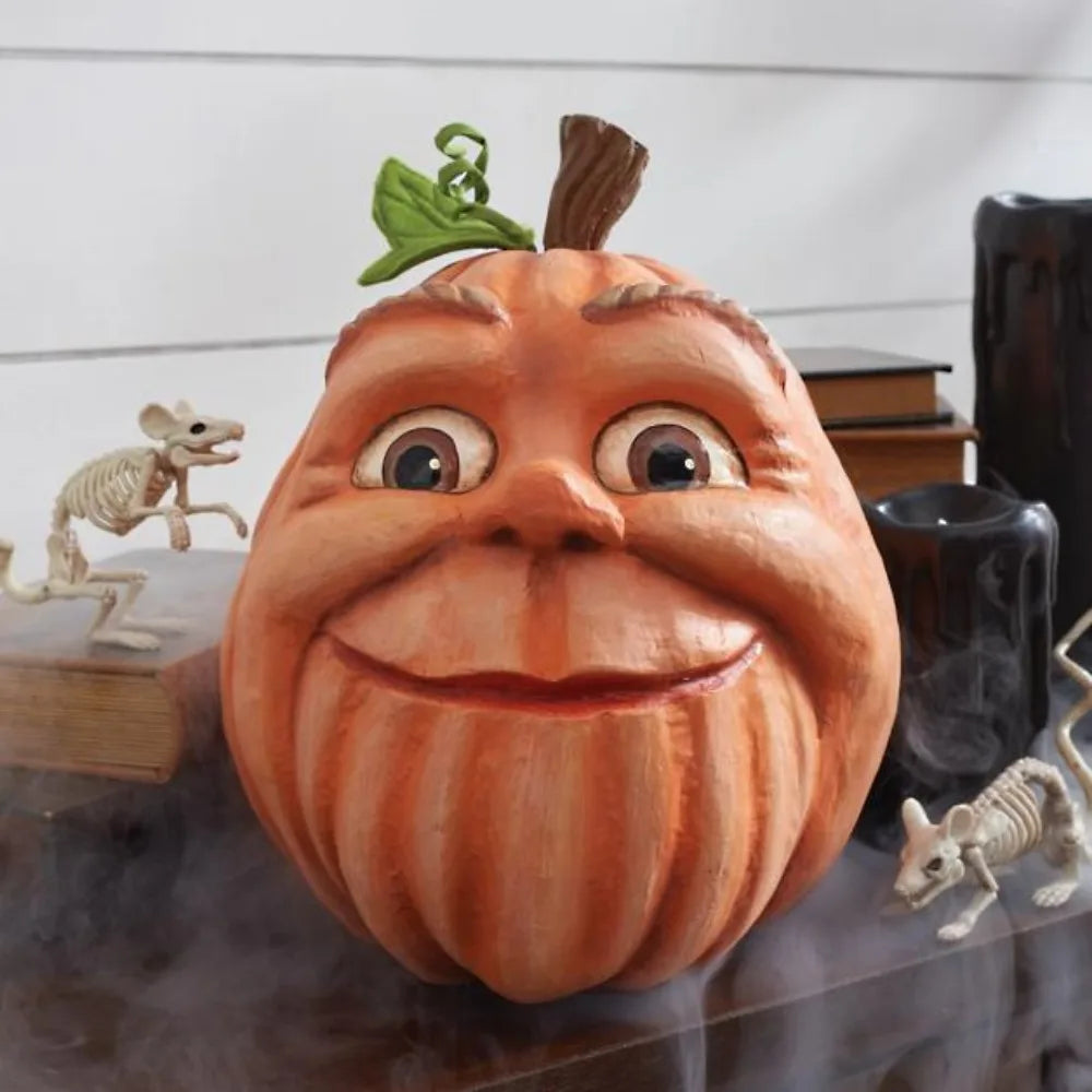 Halloween atmosphere outdoor decoration props Ghost party pumpkin head courtyard venue decoration Indoor garden parts