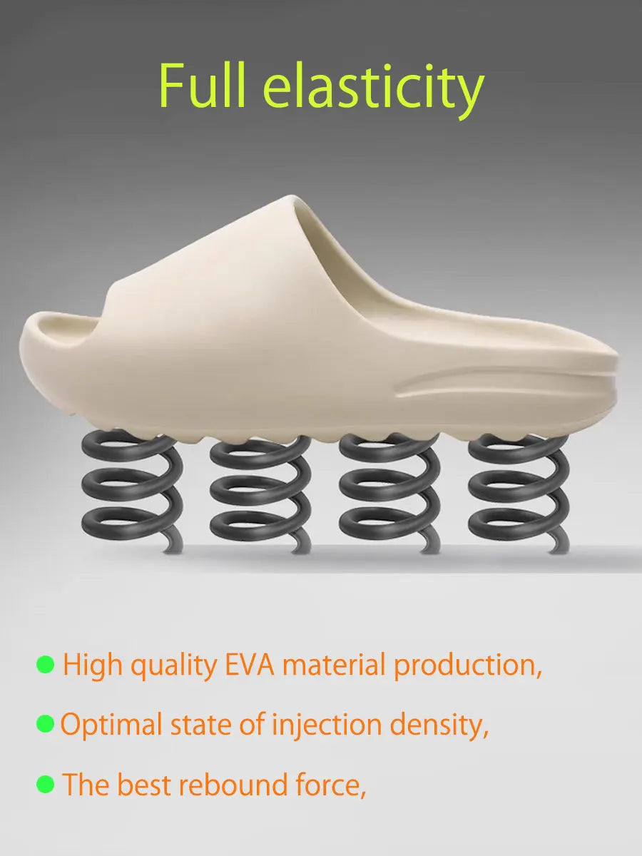 Men's Outdoor Non-Slip Soft-Soled Beach Slippers Eva Women's Lightweight Indoor Slippers
