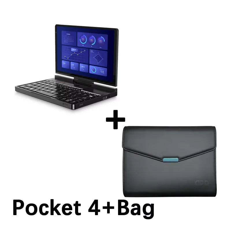 New 2025 version! GPD Pocket 4 8.8-inch AMD Ryzen AI 9 HX 370/8840U 64GB RAM 2TB NVMe Mini Laptop Computer for business