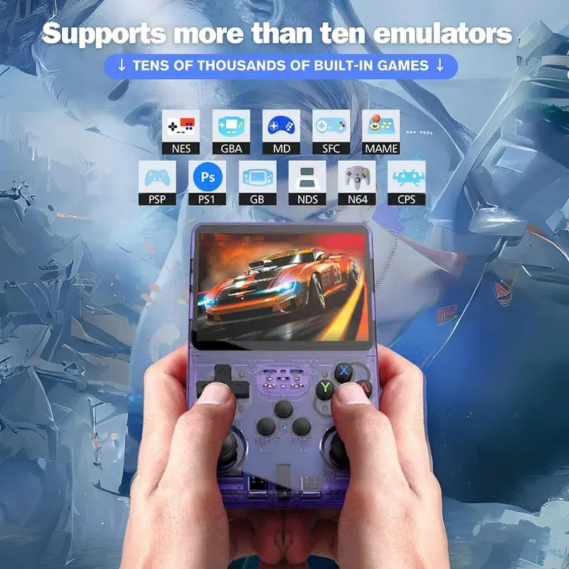 R36S Retro Handheld Video Game Console Single Card Consolas Classic Open Source Arkos System Games Players 3.5Inch IPS Screen