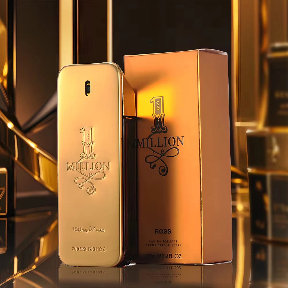 100ml Original Million Gold Rabanne Man's Perfume Luxury Arab Cologne Pheromone Parfumes Spray Lattafa Lasting Fragrance Gift