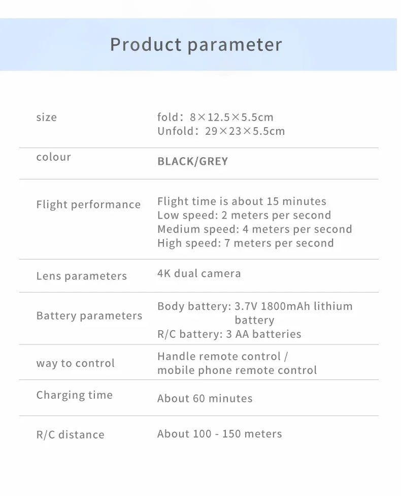 Foldable Mini E99Pro RC Helicopter with 5G WiFi FPV 4K Dual HD Camera Height Hold Wide Angle Professional Drone