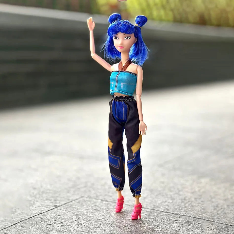 Kpop Demon Hunters Vinyl Figurines New K-POP Demon Slayer Miniatures Doll Lumimila Zoey Desktop Ornament Decoration Gifts