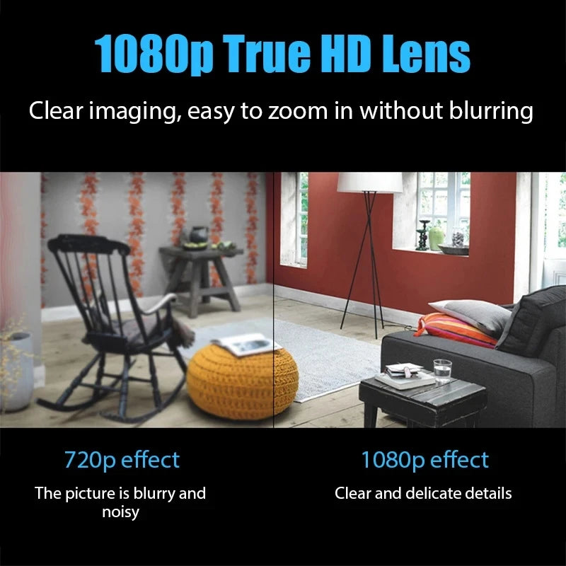 HD 1080P Mini Camera Wireless WiFi Baby Monitor Indoor Safety Security Surveillance Night Vision Camera IP Camera Recorder