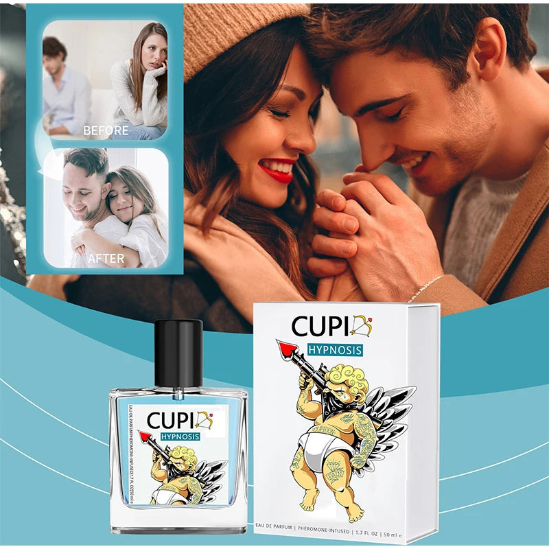 Cupid Hypnosis Cologne Perfume Pheromone Fragrance Spray of Man to Attract Women Flirting Scent Female Dating Angel Body Mist
