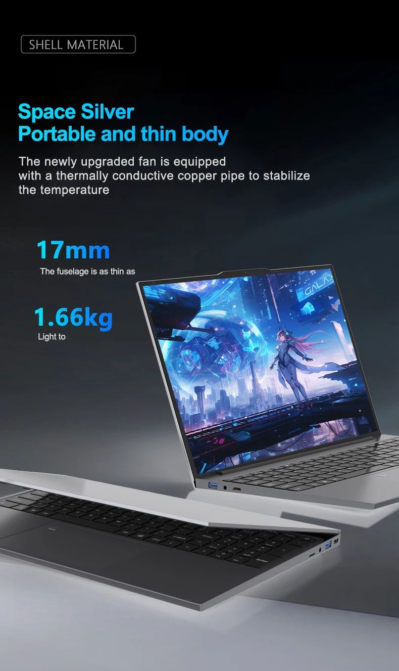 Xiaman 15.6" Intel Core i3 6100U Laptop Computer Windows 11 Pro 16GB RAM 512GB 1TB SSD Portable Notebook PC Office Study Laptops