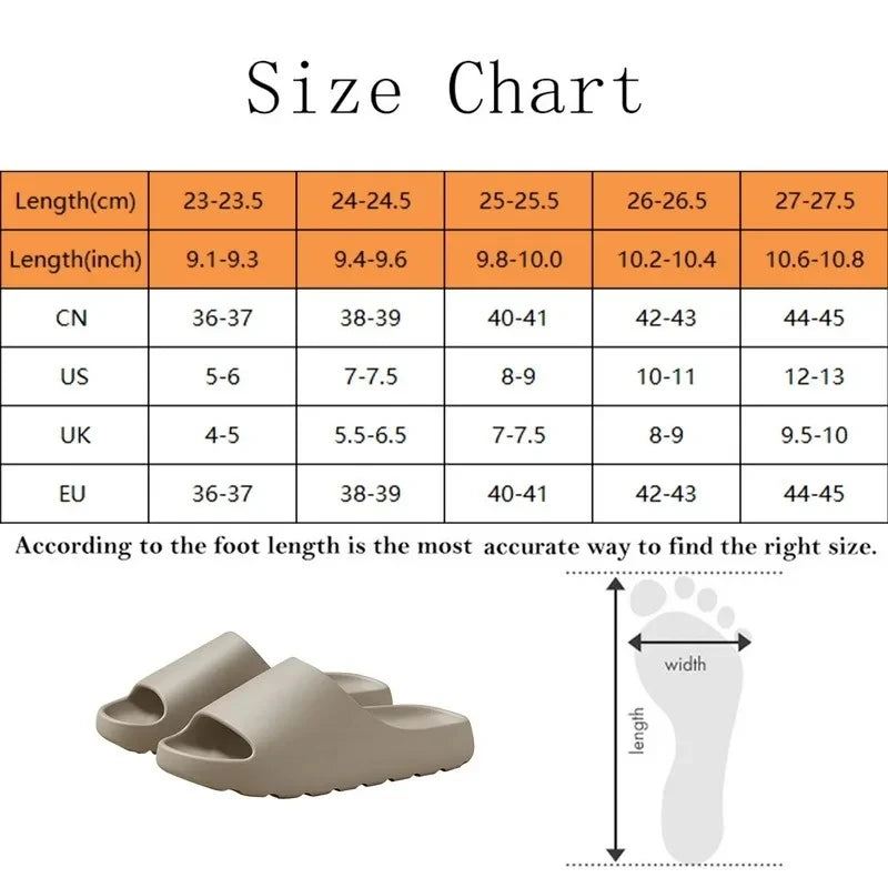 2025 New Coconut Slippers Feel Like Stepping on Shit Thick-soled Sandals Summer New Non-slip Wearing Sandals Men Women Slippers