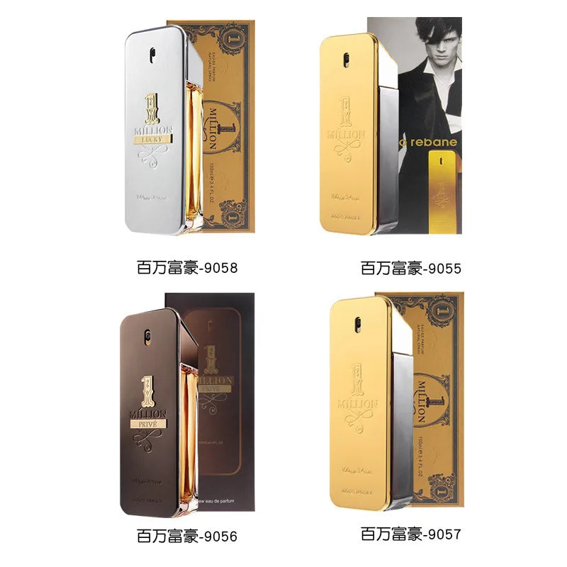 100ml Original Million Gold Rabanne Man's Perfume Luxury Arab Cologne Pheromone Parfumes Spray Lattafa Lasting Fragrance Gift