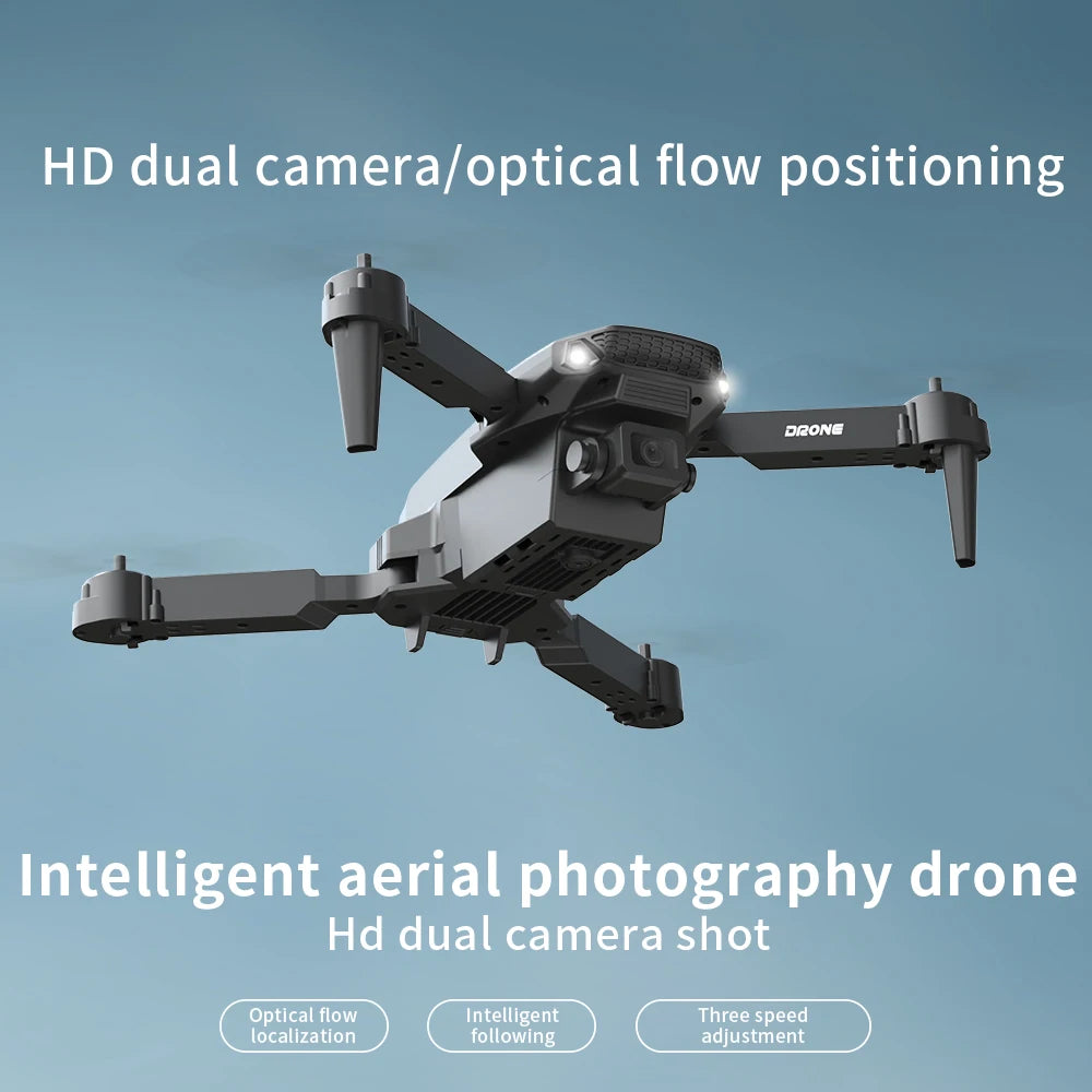 KBDFA 2025 E88 Professional Wide Angle RC Dron HD 8K Camera Mode Foldable Helicopter Aircraft Quadcopter Drone Kid Gift Toys