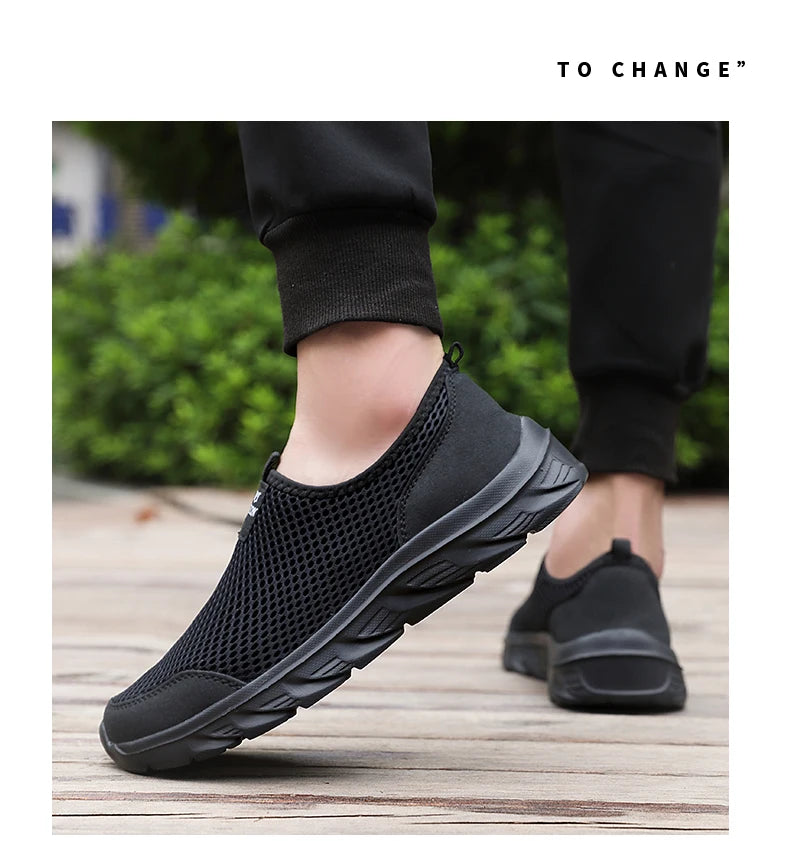 YRZL New Running Shoes for Men Breathable Sports Shoes Light Weight Fashion Summer Breathable Sneakers for Men Plus Size 39-46