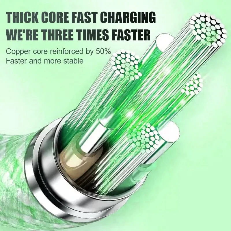 PD 60W Type C to Type C Color Cable For  iphone 15 15pro  Fast Charging For Xiaomi Samsung Huawei Type C Weaving Cable  1M 2M 3M