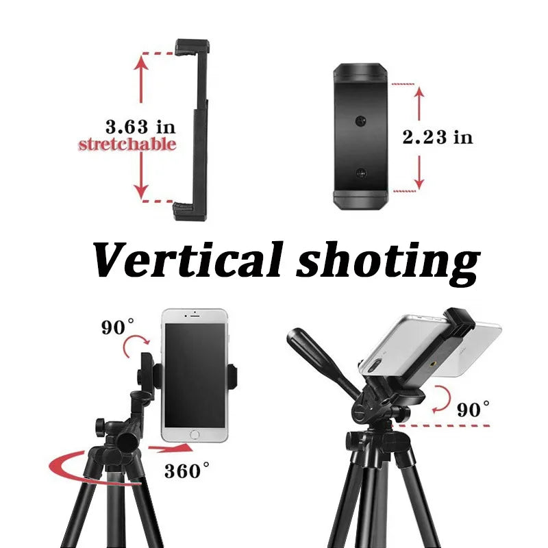 Portable Cellphone Tripod Stand for Selfie Mobile Phone Holder Tripie 3120 Smartphone Tripod with Flexible Legs Picture Taking