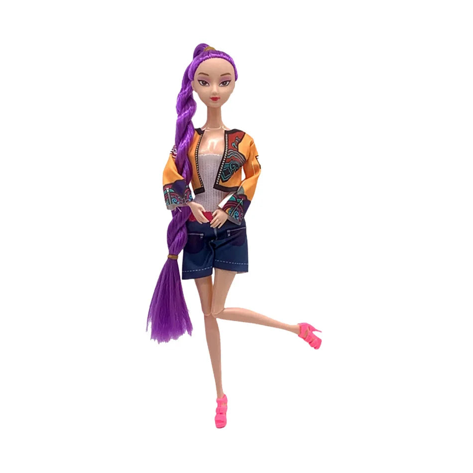 Kpop Demon Hunters Vinyl Figurines New K-POP Demon Slayer Miniatures Doll Lumimila Zoey Desktop Ornament Decoration Gifts