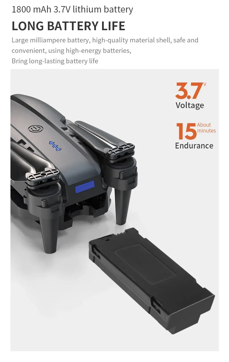 Foldable Mini E99Pro RC Helicopter with 5G WiFi FPV 4K Dual HD Camera Height Hold Wide Angle Professional Drone