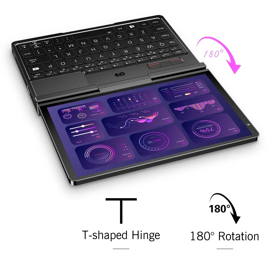 GPD Pocket 4 RAM 16GB 32GB 64G Memory 1TB 2TB SSD Hard Disk Windows 11 Home Gaming Laptop Notebook Mini PC Portable Touch Screen