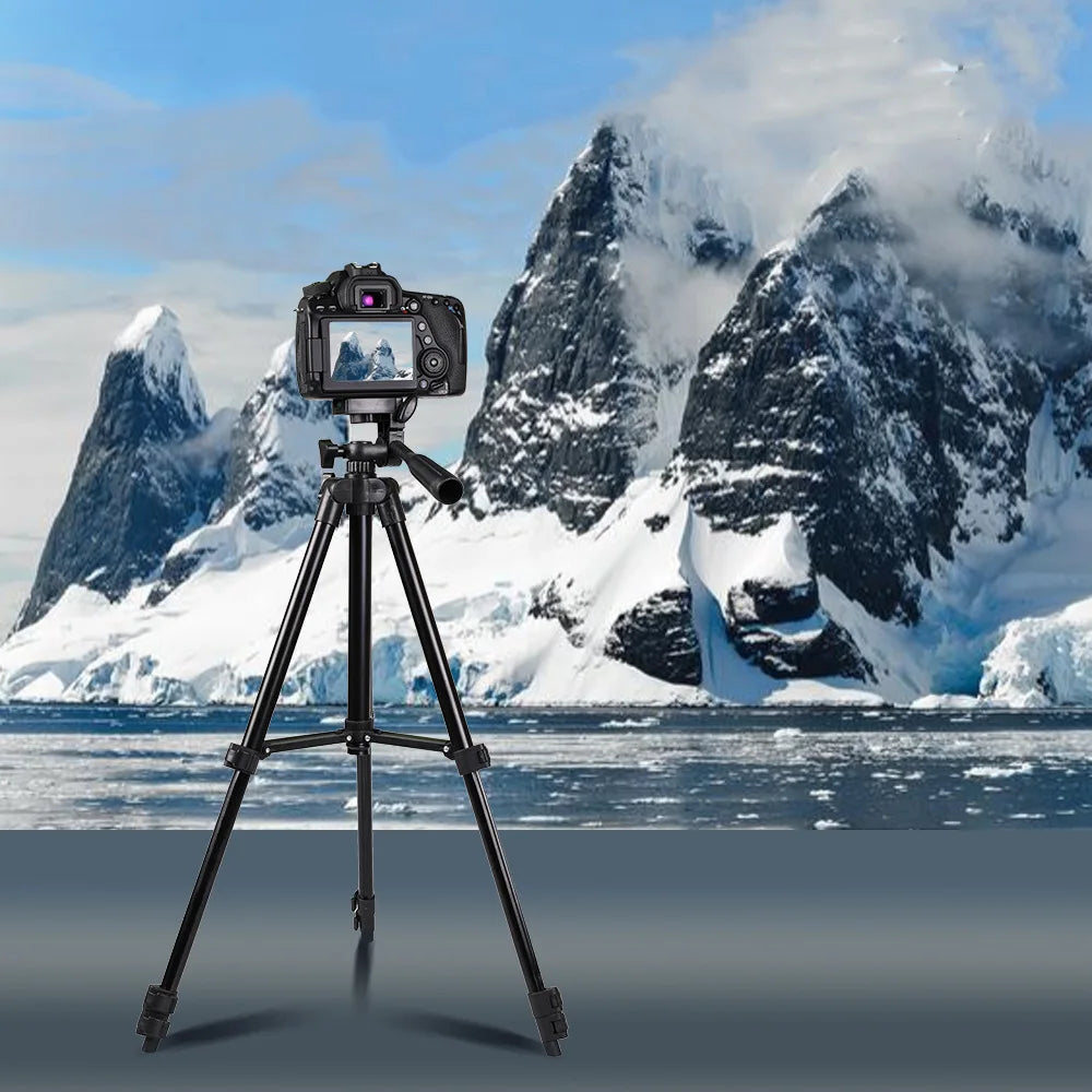 Portable Cellphone Tripod Stand for Selfie Mobile Phone Holder Tripie 3120 Smartphone Tripod with Flexible Legs Picture Taking