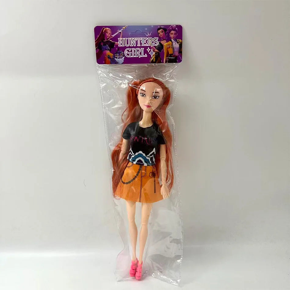 Kpop Demon Hunters Vinyl Figurines New K-POP Demon Slayer Miniatures Doll Lumimila Zoey Desktop Ornament Decoration Gifts