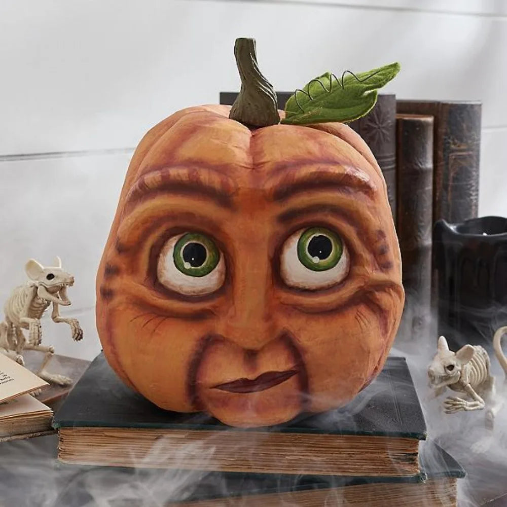 Halloween atmosphere outdoor decoration props Ghost party pumpkin head courtyard venue decoration Indoor garden parts