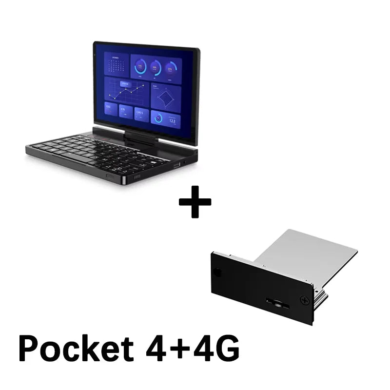 New 2025 version! GPD Pocket 4 8.8-inch AMD Ryzen AI 9 HX 370/8840U 64GB RAM 2TB NVMe Mini Laptop Computer for business