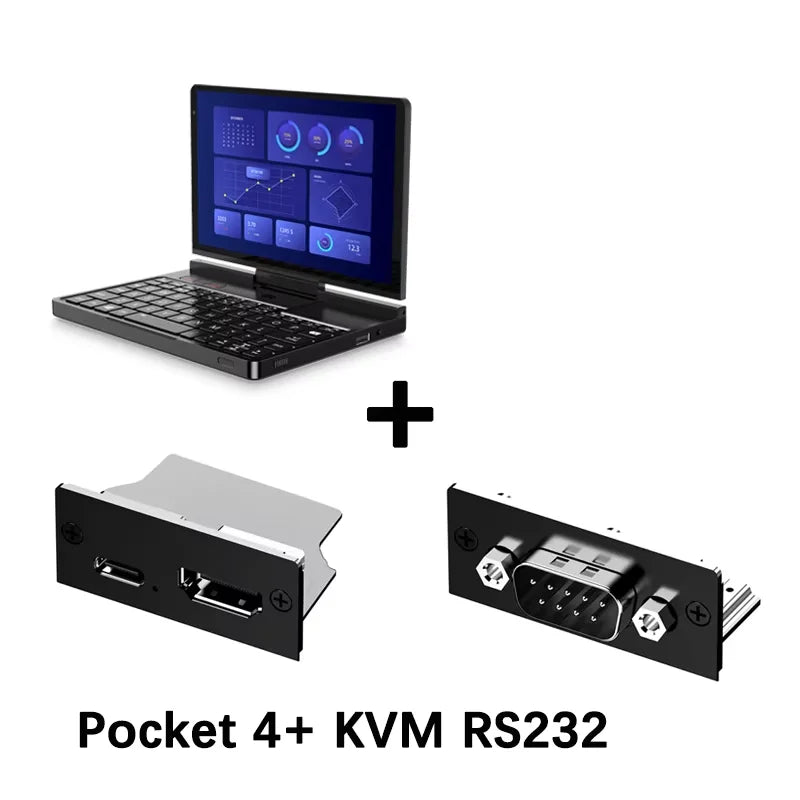New 2025 version! GPD Pocket 4 8.8-inch AMD Ryzen AI 9 HX 370/8840U 64GB RAM 2TB NVMe Mini Laptop Computer for business