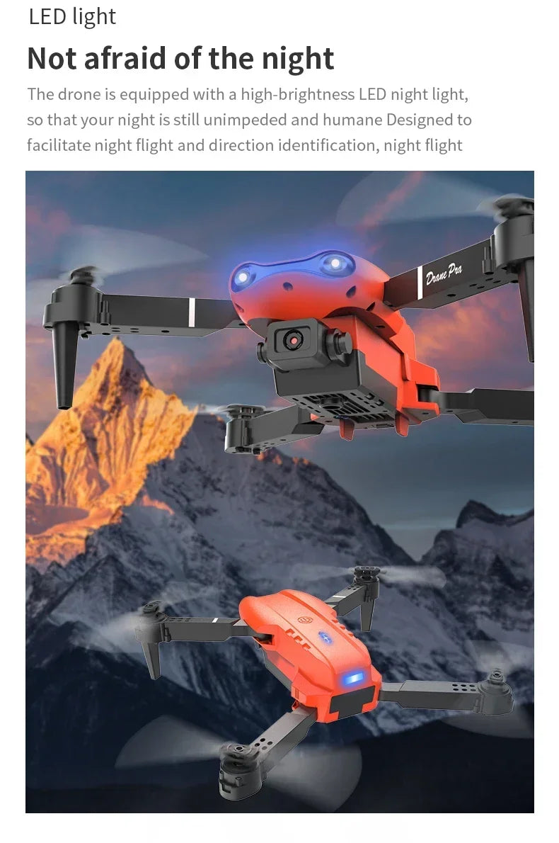 Foldable Mini E99Pro RC Helicopter with 5G WiFi FPV 4K Dual HD Camera Height Hold Wide Angle Professional Drone