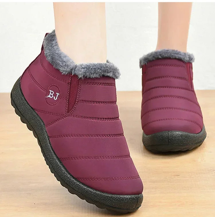 Waterproof Winter Boots for Women 2023 New Plush Snow Boots Women Ankle Boots Warm Black Couple Cotton Couples Platform Shoes