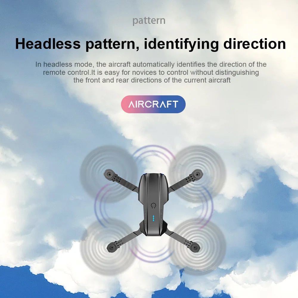 KBDFA E99Pro Drone 8K HD Dual Camera WiFi FPV Quadcopter Obstacle Avoidance Aerial Photography Professional Device