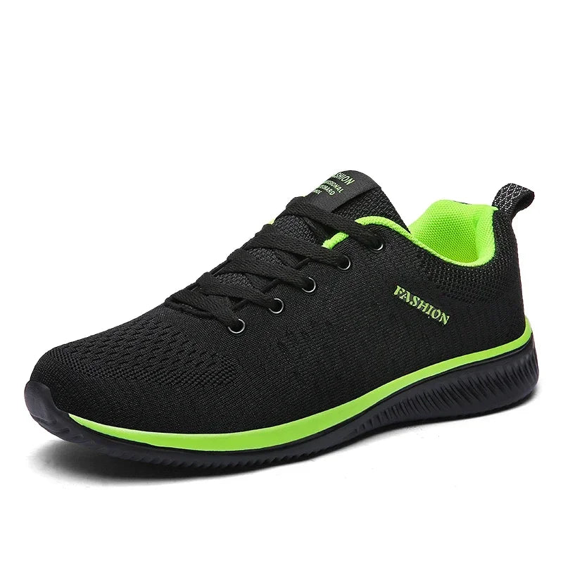 YRZL Men Shoes Breathable Mens Sneakers Comfortable Non Slip Casual Shoes Tenis Outdoor Lace Up Walking Sneakers for Men