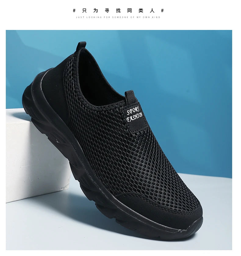 YRZL New Running Shoes for Men Breathable Sports Shoes Light Weight Fashion Summer Breathable Sneakers for Men Plus Size 39-46
