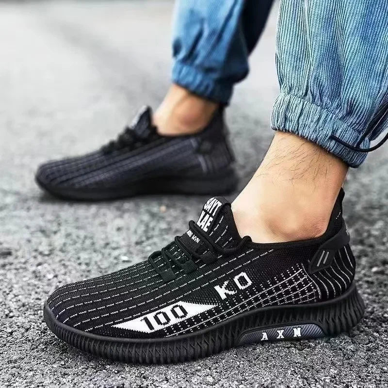 2025 Soft Soled Spring and Autumn Old Cloth Shoes Breathable Mesh Shoes Non-slip Wear-resistant Casual Low-top Shoes Work Shoes