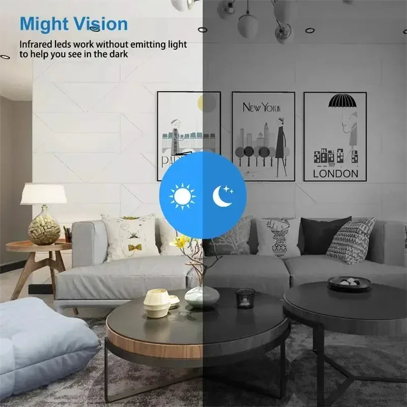 Mini 1080P HD Camera WiFi Wireless Night Vision Motion Detection Video Camera Home Security Camcorder Audio Video Recorder