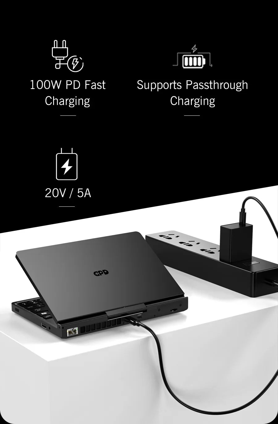 GPD Pocket 4 RAM 16GB 32GB 64G Memory 1TB 2TB SSD Hard Disk Windows 11 Home Gaming Laptop Notebook Mini PC Portable Touch Screen