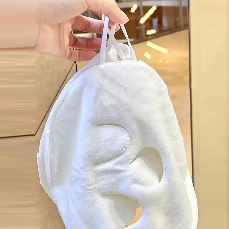 5-in-1 Facial Care Towel Set: Hot/Cold Compress, Cleaning, Moisturizing, Steaming & More! skin care tools