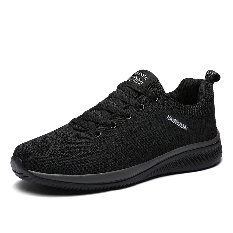 YRZL Men Shoes Breathable Mens Sneakers Comfortable Non Slip Casual Shoes Tenis Outdoor Lace Up Walking Sneakers for Men