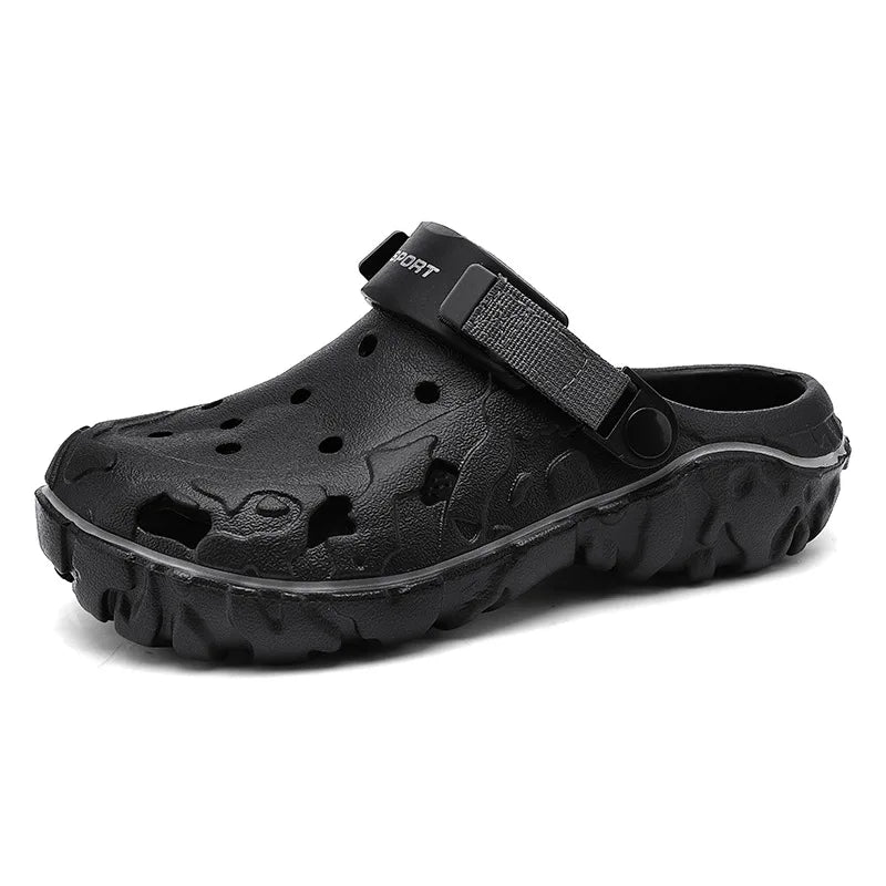 2025 Summer New Breathable Soft-Sole Outdoor Sports Sandals  Versatile Casual Two-Way Trendy Sandals